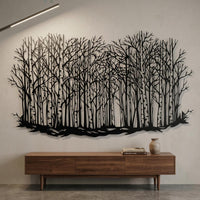 Birch Forest Metal Wall Decor