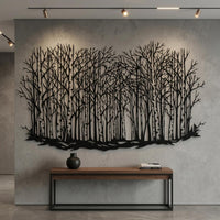 Birch Forest Metal Wall Decor