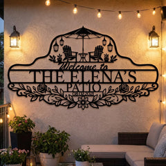 Custom Patio Name Sign