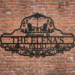 Custom Patio Name Sign