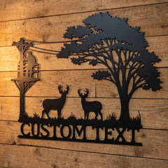 Custom Lineman Name Sign