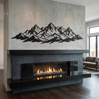 Mountain Range Metal Wall Decor