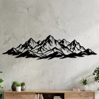 Mountain Range Metal Wall Decor