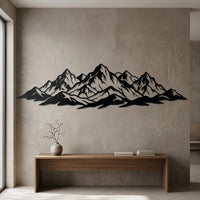 Mountain Range Metal Wall Decor