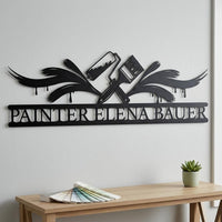 Custom Painter Name Sign