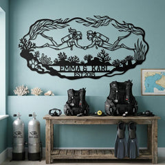 Custom Diver Name Sign