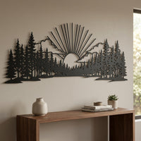 Lake Sunset Dock Canoe Decor