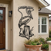 Custom Pelican Metal Sign
