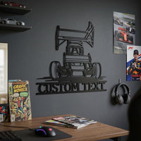Custom Sprint Car Metal Wall Decor Sign