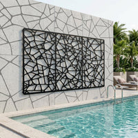 Large Abstract Metal Wall Decor
