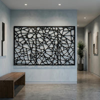 Large Abstract Metal Wall Decor
