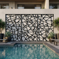 Large Abstract Metal Wall Decor