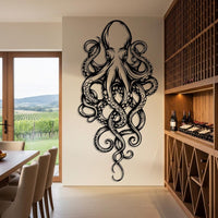 Octopus Metal Wall Art