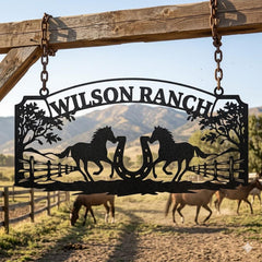 Custom Ranch Name Sign