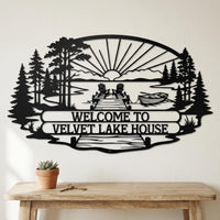 Custom Lake House Sign