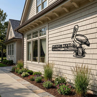 Custom Pelican Metal Sign