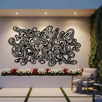 Unbounded Abstract Metal Wall Decor