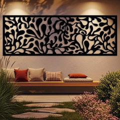 Outdoor Abstract Metal Wall Decor