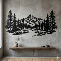 Majestic Mountain Metal Wall Art