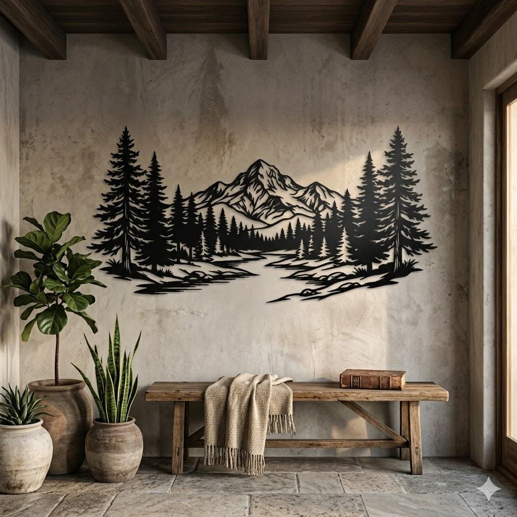 Majestic Mountain Metal Wall Art
