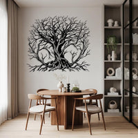 Abstract Tree Of Life Metal Wall Art