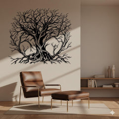 Abstract Tree Of Life Metal Wall Art