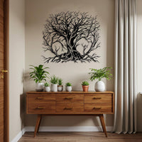Abstract Tree Of Life Metal Wall Art