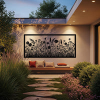 Wildflower Metal Wall Art