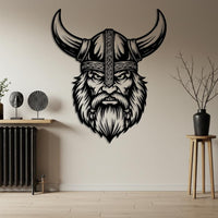 Viking Warrior Metal Wall Art