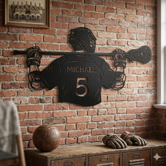 Custom Lacrosse Player Sign