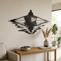 Rowboat Lake Metal Wall Art