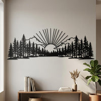 Lake Sunset Dock Canoe Decor