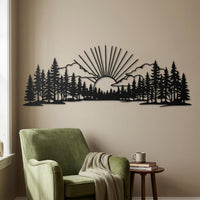 Lake Sunset Dock Canoe Decor