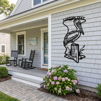 Custom Pelican Metal Sign