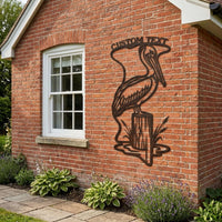 Custom Pelican Metal Sign