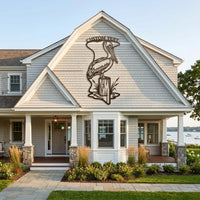 Custom Pelican Metal Sign