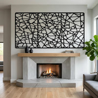 Large Abstract Metal Wall Decor