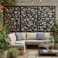 Large Abstract Metal Wall Decor