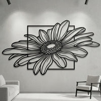 Large Daisy Metal Wall Decor