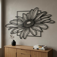 Large Daisy Metal Wall Decor