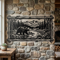 Bear Mountain Metal Wall Art