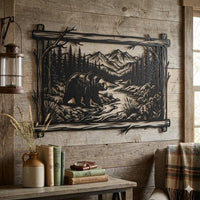 Bear Mountain Metal Wall Art