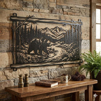 Bear Mountain Metal Wall Art
