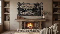 Rustic Wildlife Metal Wall Art