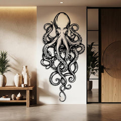 Octopus Metal Wall Art