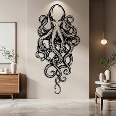 Octopus Metal Wall Art