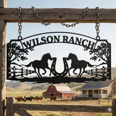 Custom Ranch Name Sign