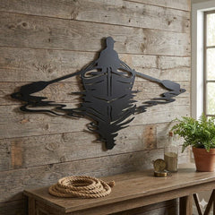 Lake Fishing Metal Wall Decor