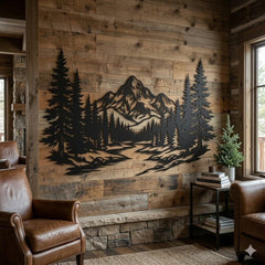 Majestic Mountain Metal Wall Art