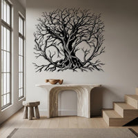 Abstract Tree Of Life Metal Wall Art